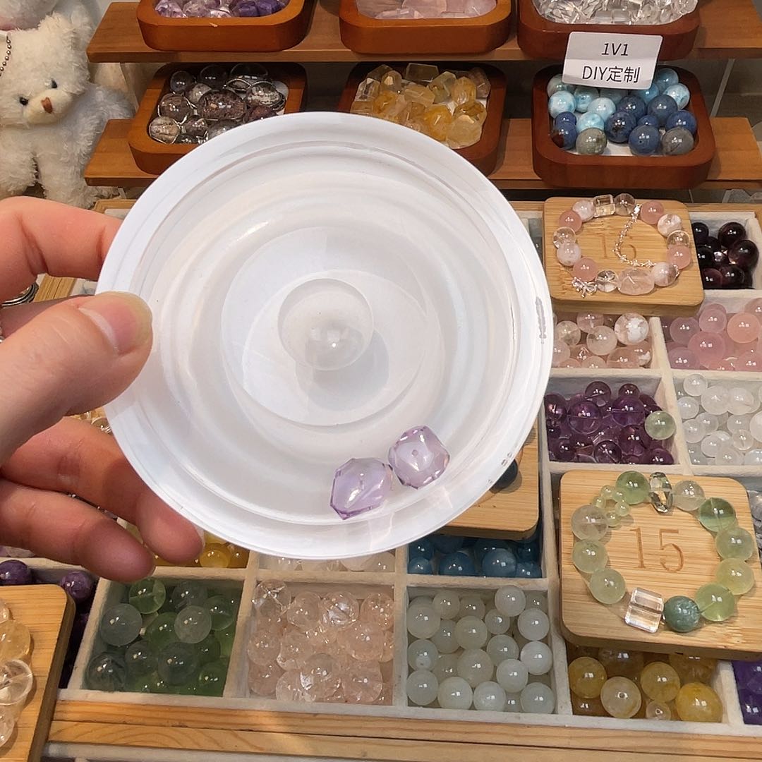 烟晶手链合金嘟**子