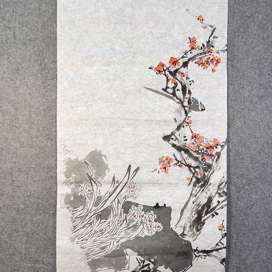 国画730 牡丹等植物生长于这里生长
