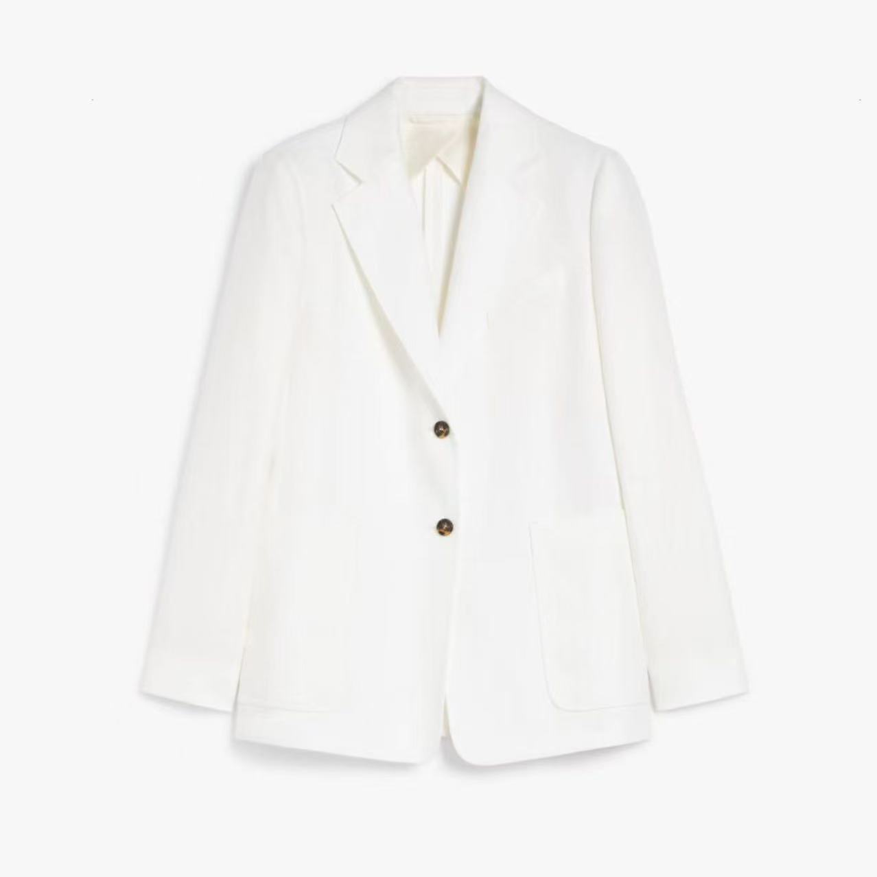 未使用 MaxMara 主线 25春夏新款 GUGLIA 亚麻西装外套