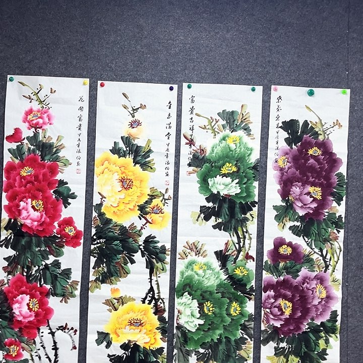 客厅年画花鸟装饰画