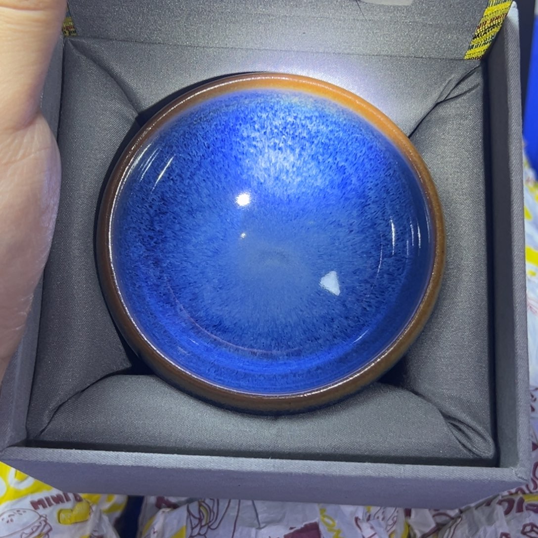 茶盏孙建兴大师星空回蓝杯