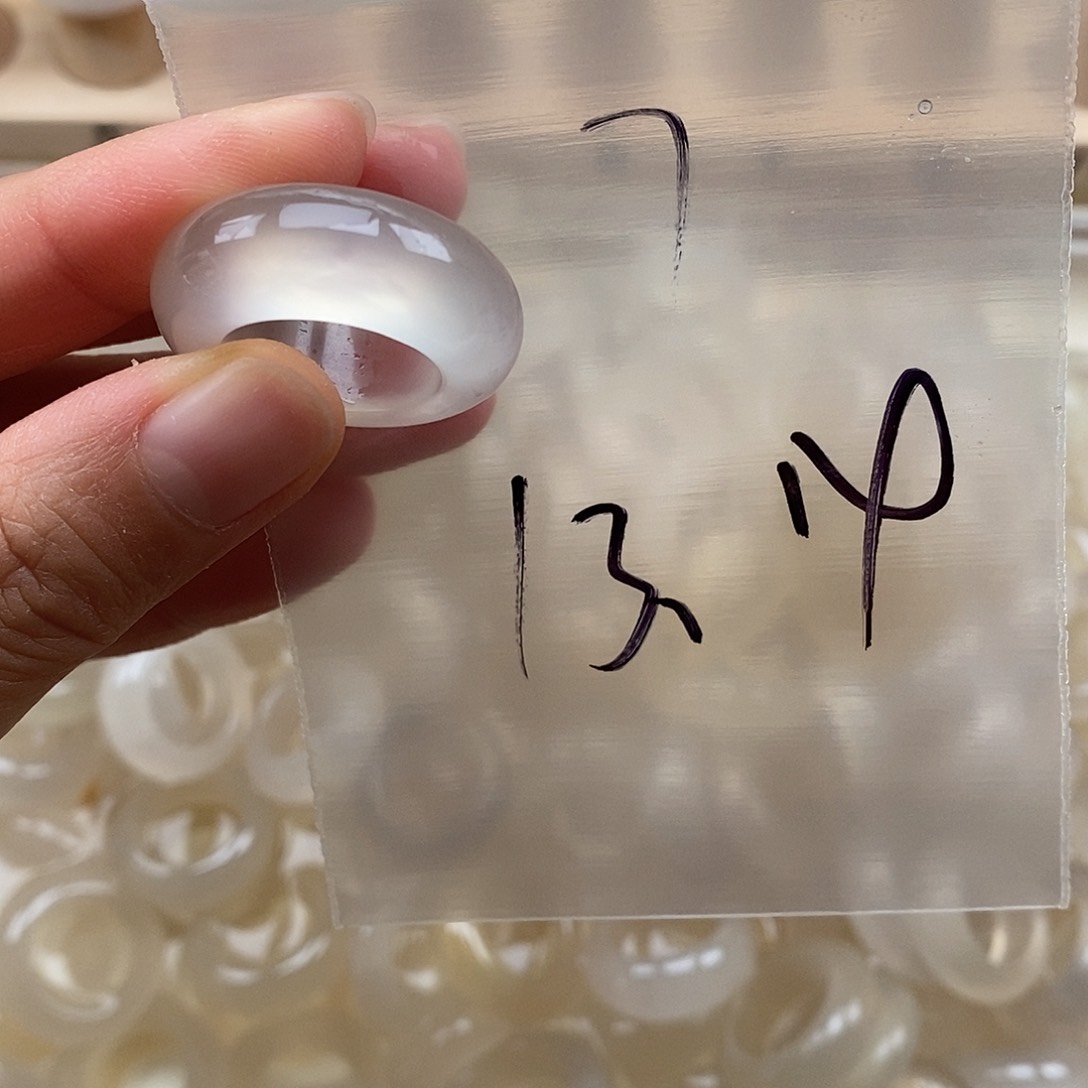 未镶嵌戒指玛瑙/玉髓