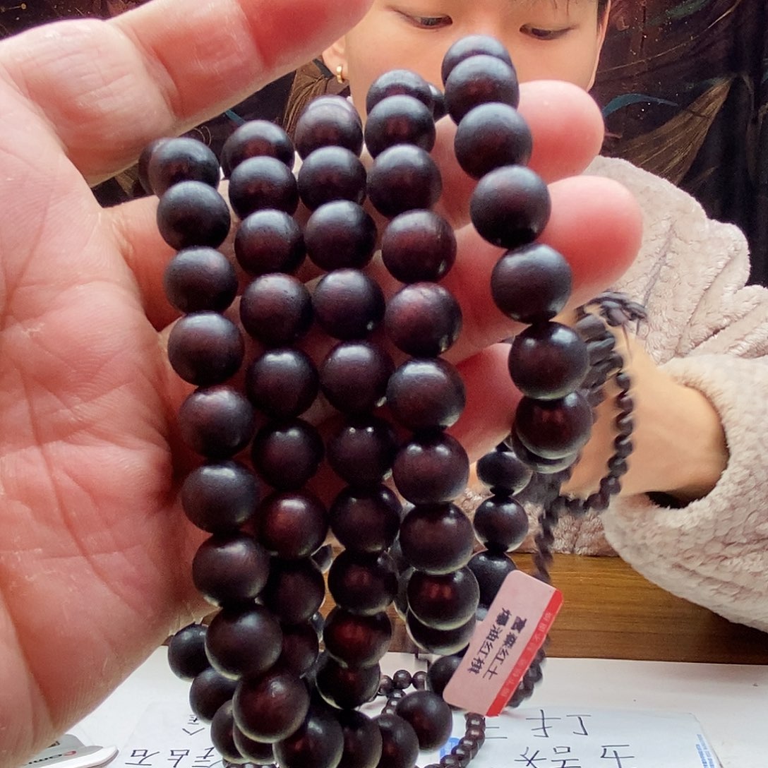 阴沉木手串/手链B92富森红土