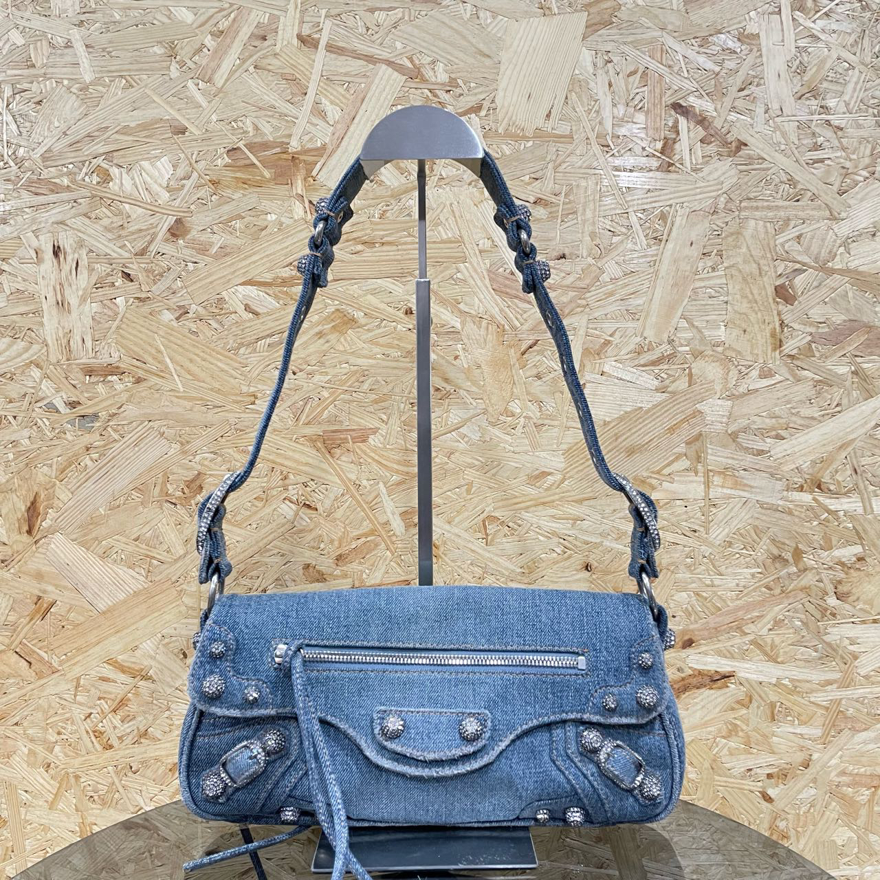 95新 Balenciaga/巴黎世家 丹宁牛仔法棍 US5102527