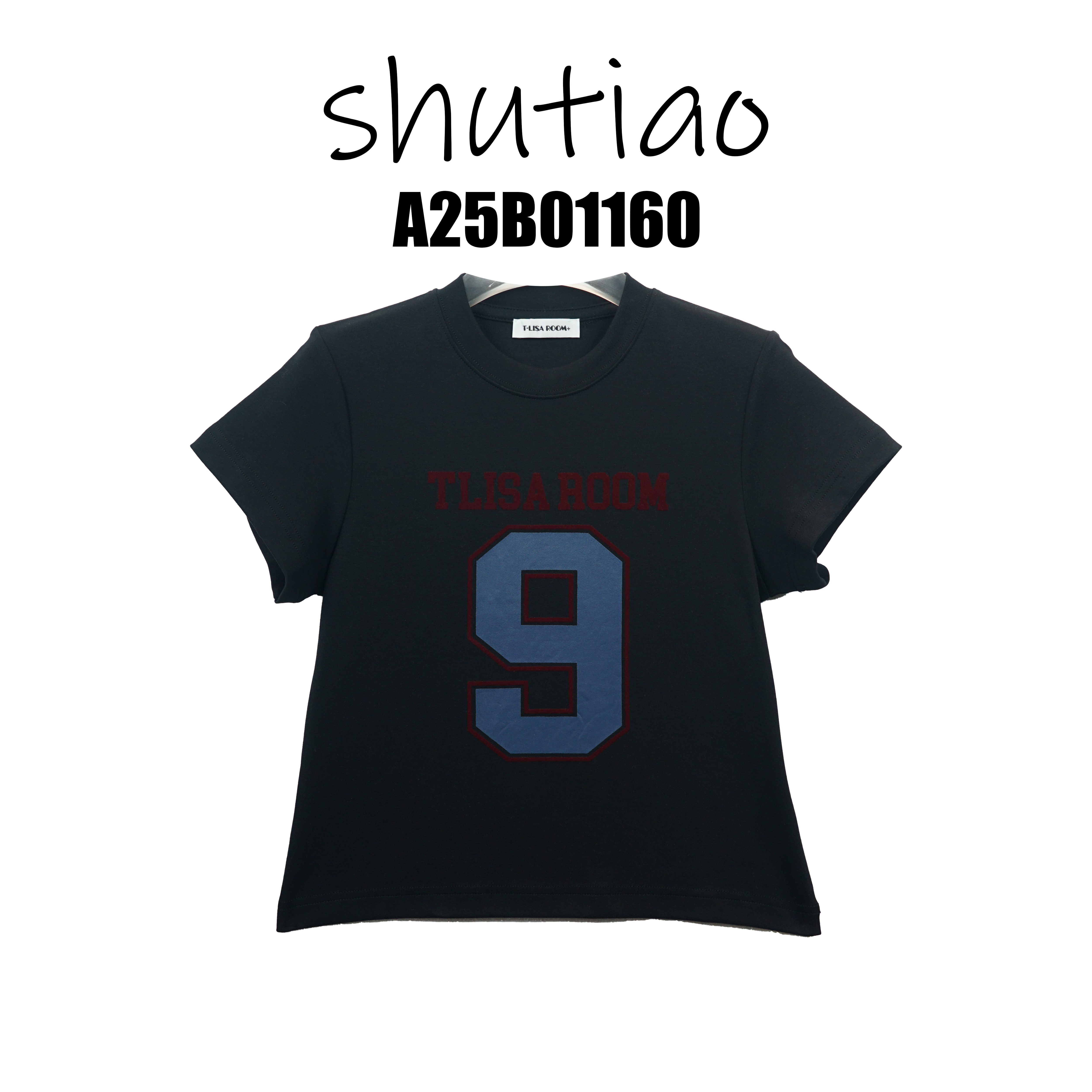 【SHUTIAO】2025春夏：新款小众设计款T恤A25B01160