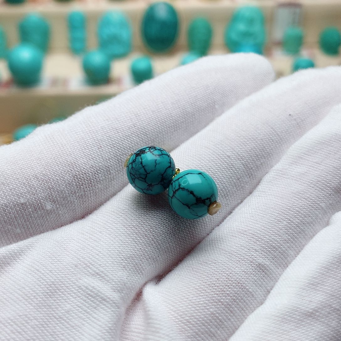 绿松石珠宝半成品未镶嵌