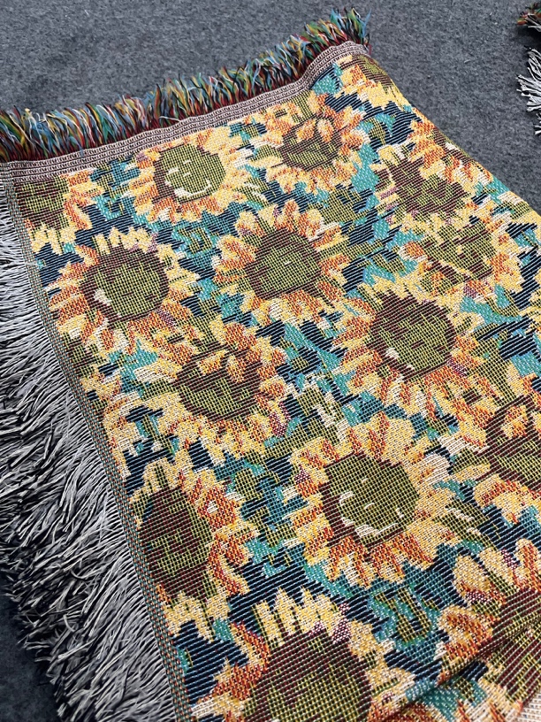 【油画风】80*180沙发巾