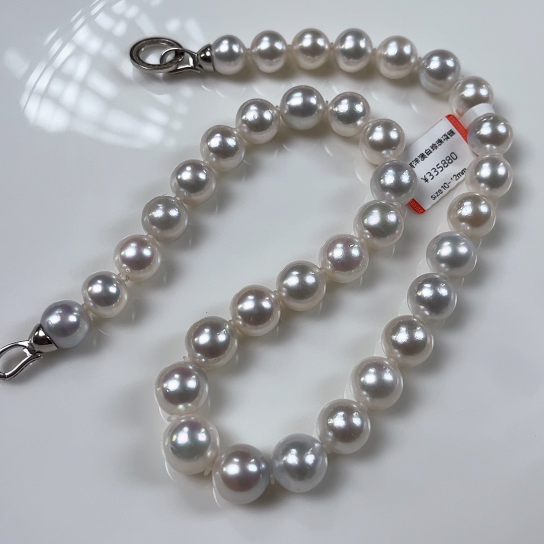 海水珍珠颈饰未镶嵌澳白10-12