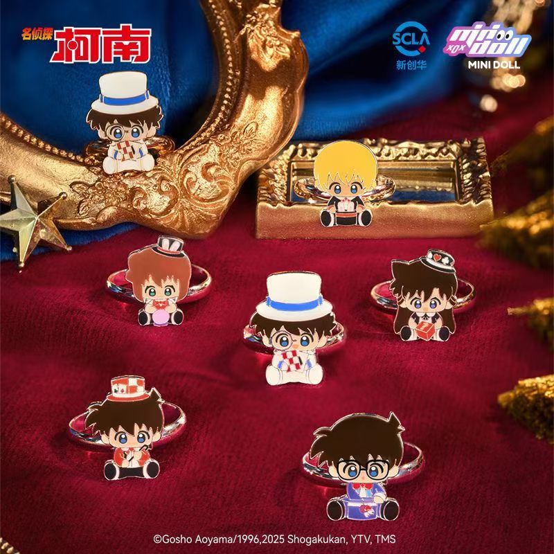 MINIdoll名侦探柯南魔术舞台系列官方正版授权Q宝戒指盲盒