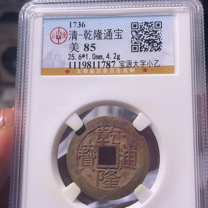 铜EB封装评级盒子币一个