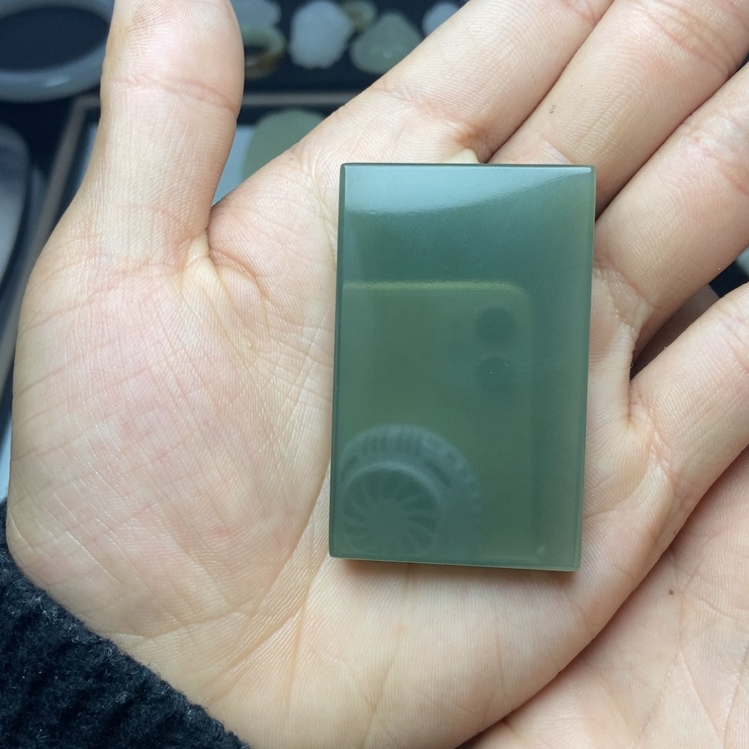 和田玉挂件未镶嵌步*云