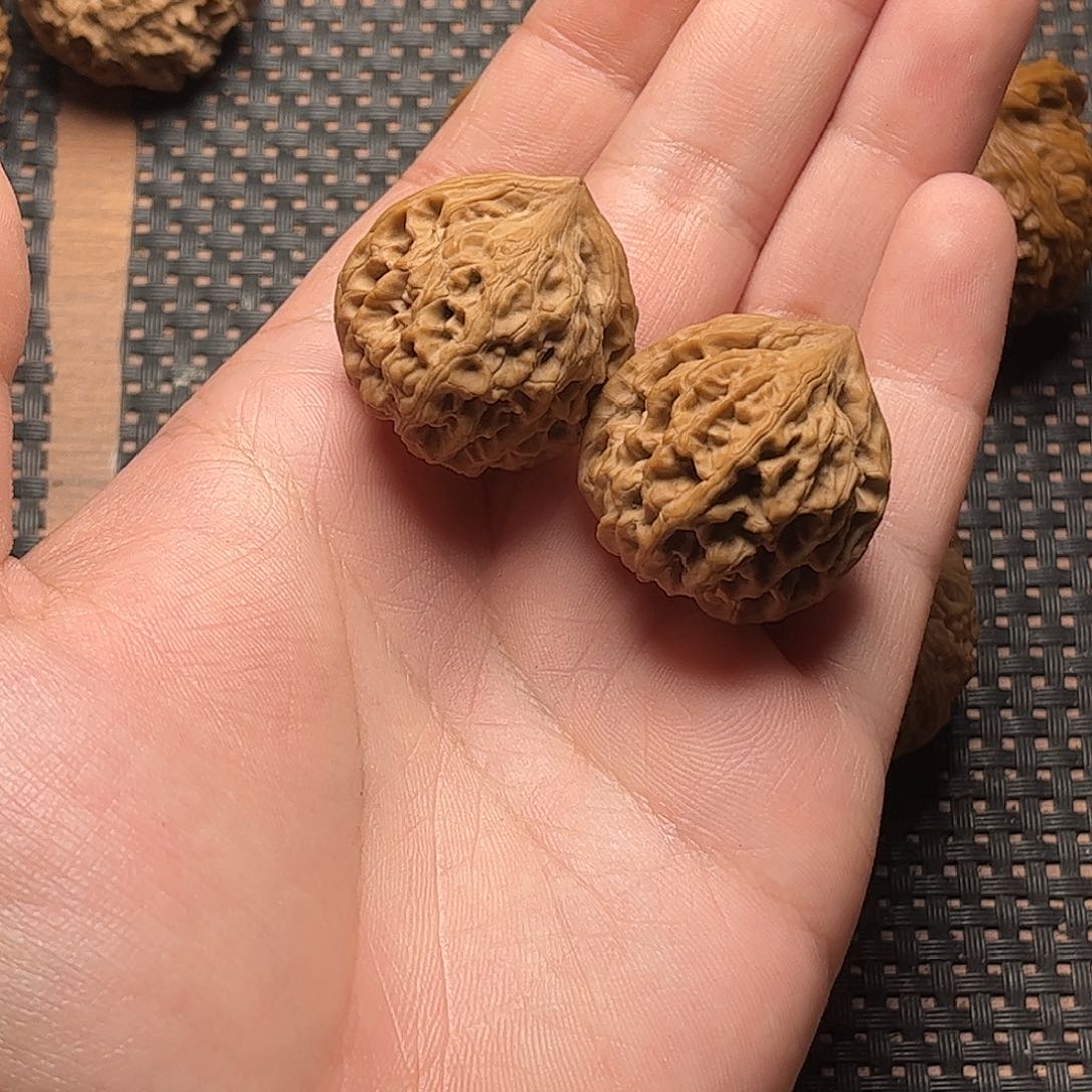 文玩核桃把件是****户太行龙纹