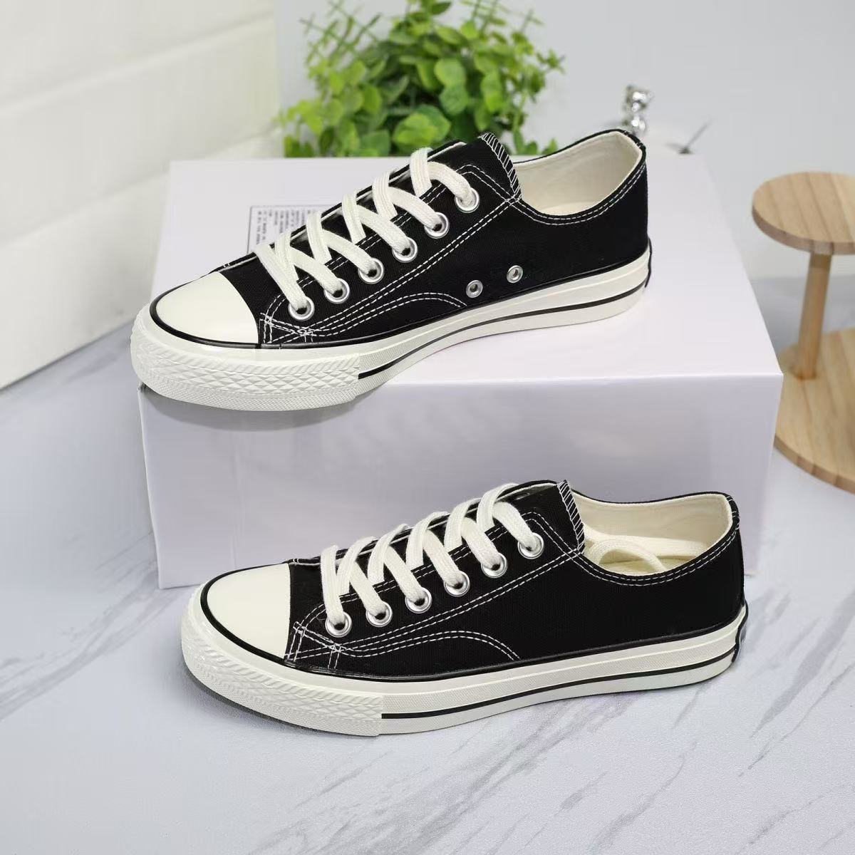 孤品001-200【看好编号下单】经典女生帆布鞋同款百搭潮流