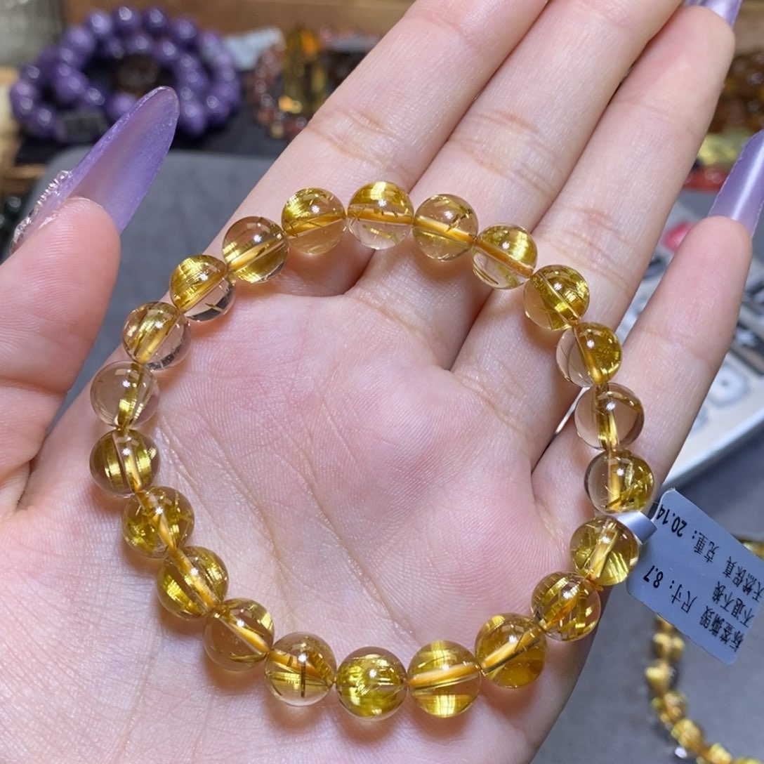 水晶手串未镶嵌手串