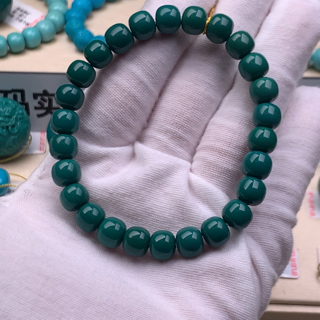 未镶嵌绿松石珠宝奇石花*?