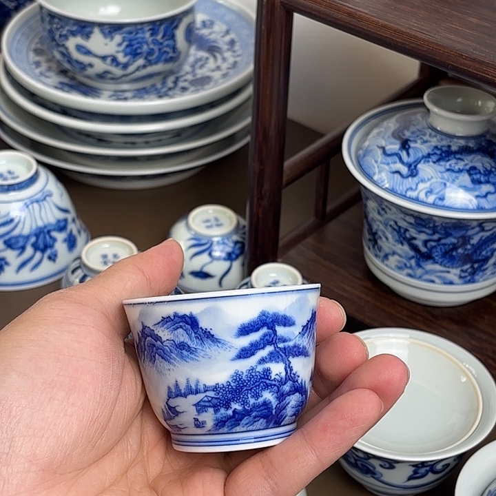 瓷摆件福利，景德镇陶瓷杯子