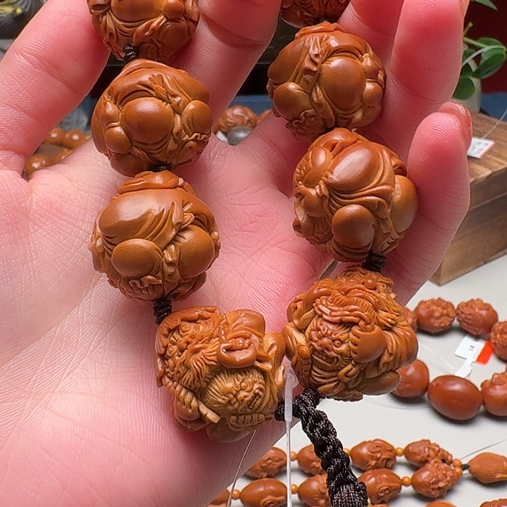 春***步橄榄核手串/手链钟馗