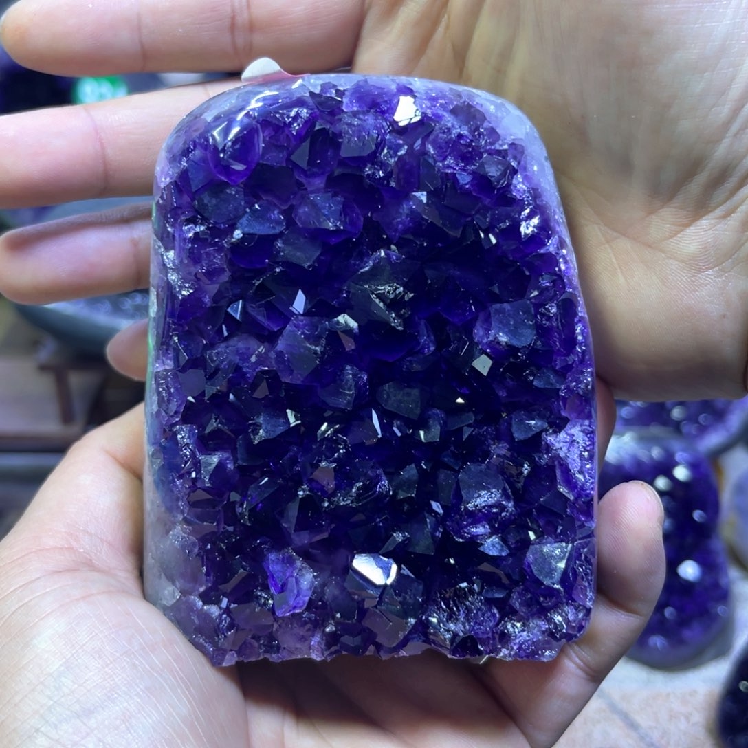 摆件未镶嵌水晶紫水晶