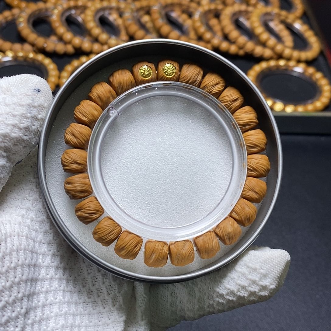 猴头核桃手串18k双标鬼印 11左右 全品 88号