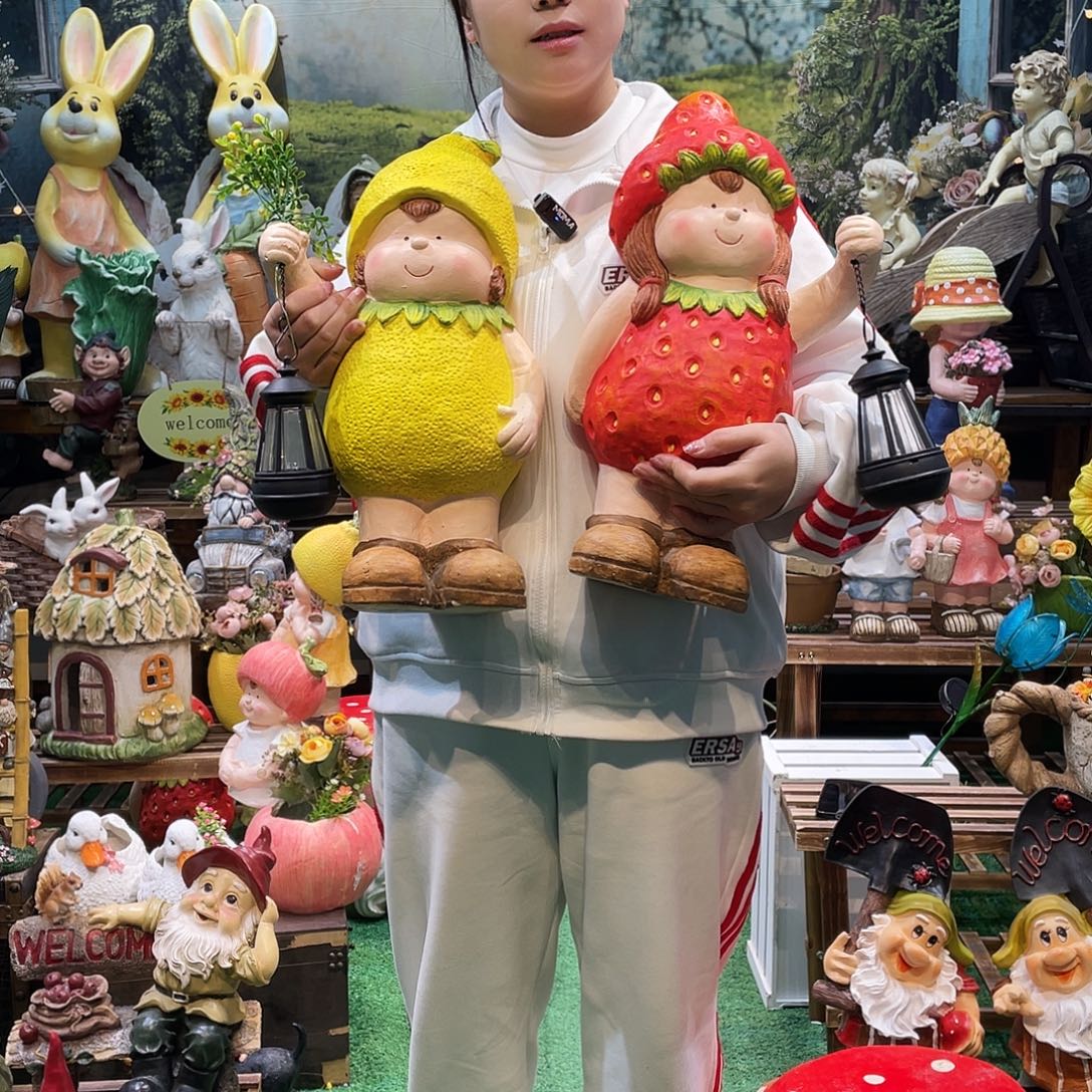 摆件花园摆件红红火火