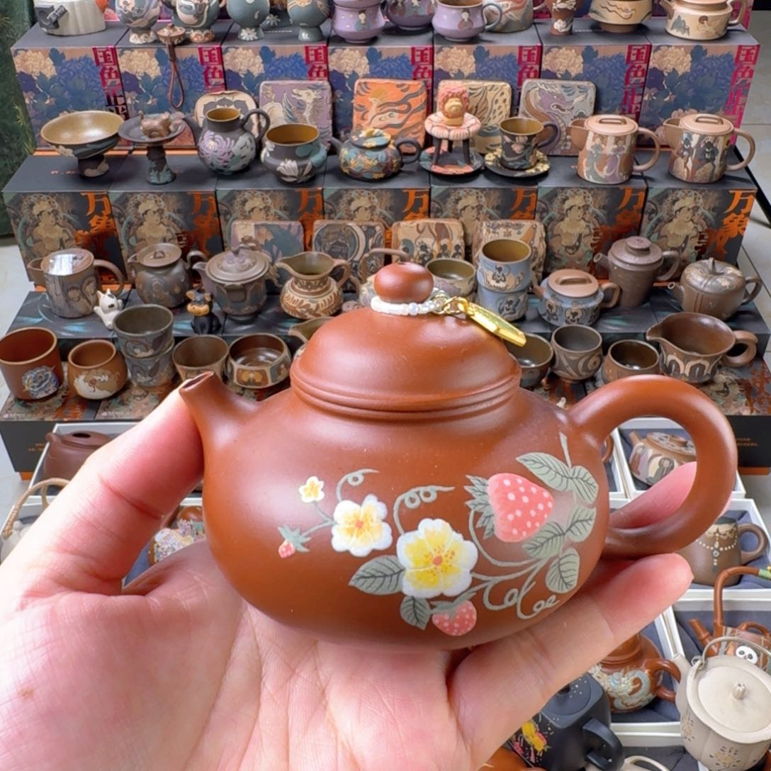 茶壶紫砂150ml原矿精工半手