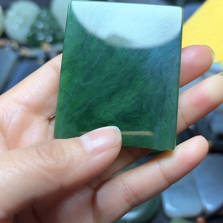 和田玉珠宝半成品未镶嵌翟*建