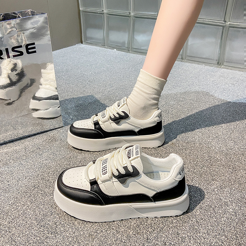 秋冬新款 厚底运动鞋休闲板鞋小白鞋百搭学生鞋G7702