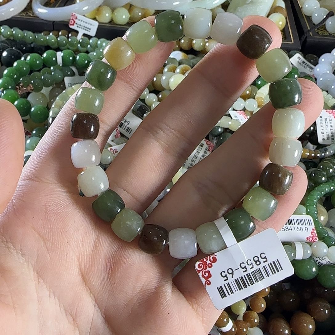 和田玉手链未镶嵌227