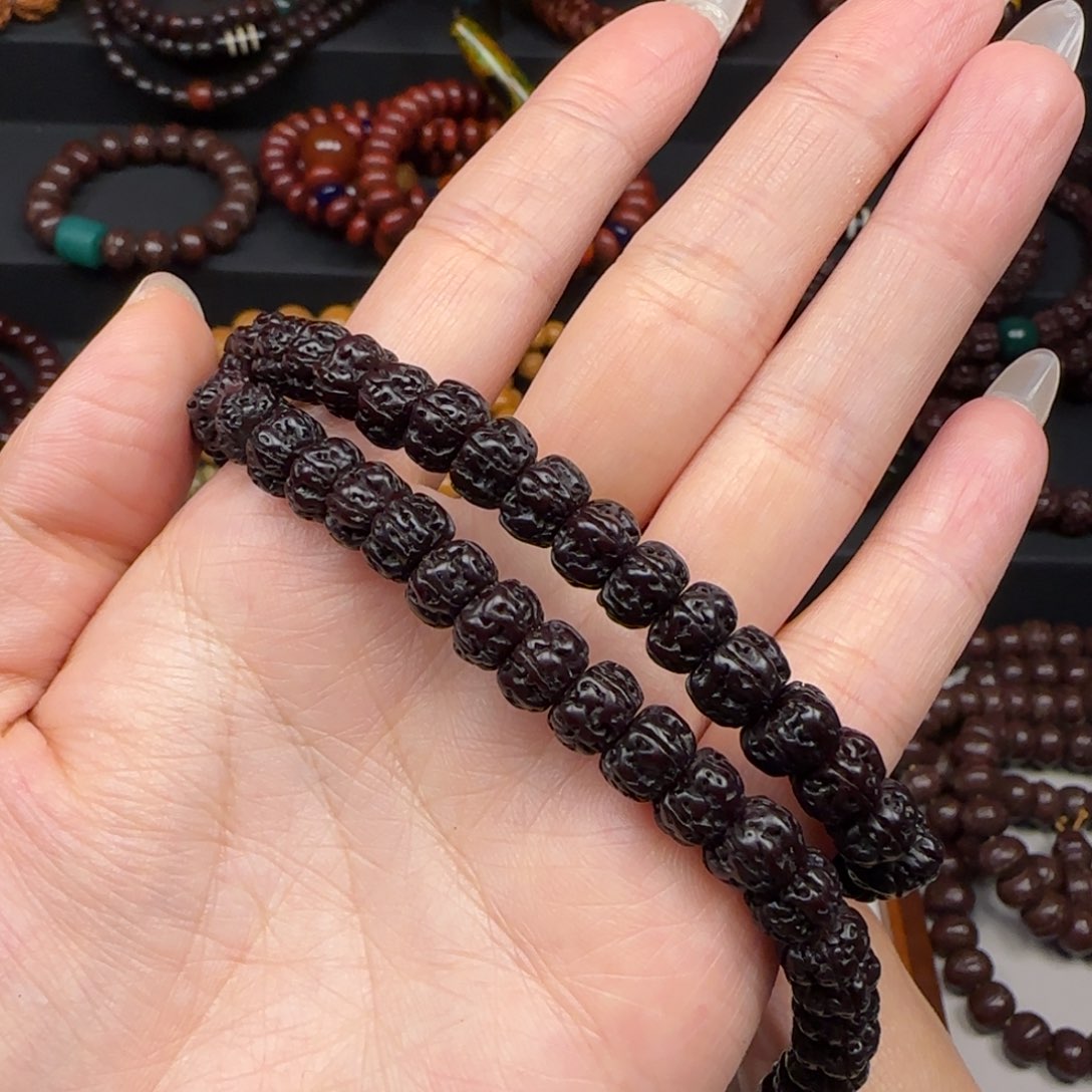 金刚菩提手串嘉*加配饰双圈