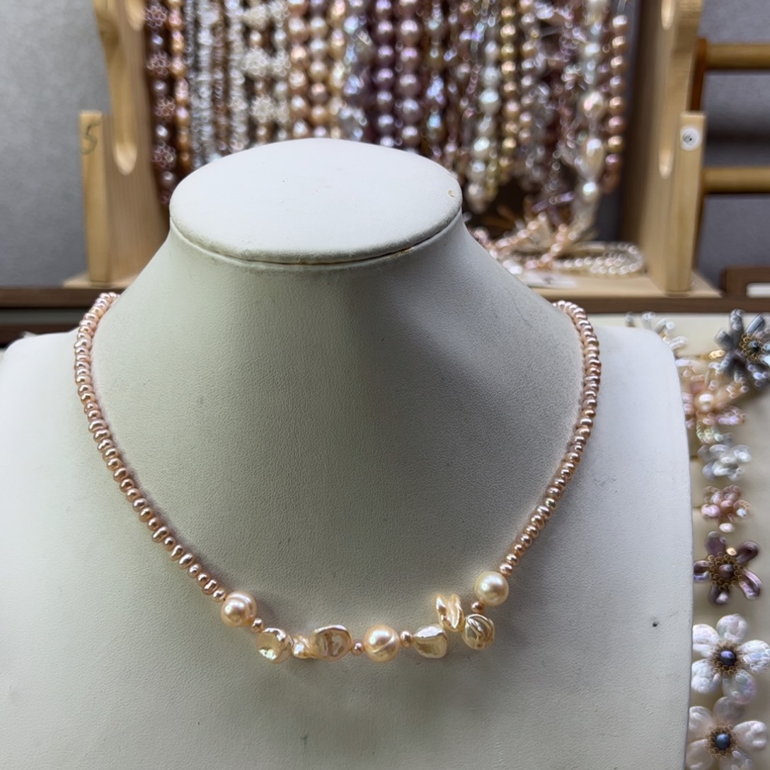 淡水珍珠合金手绳