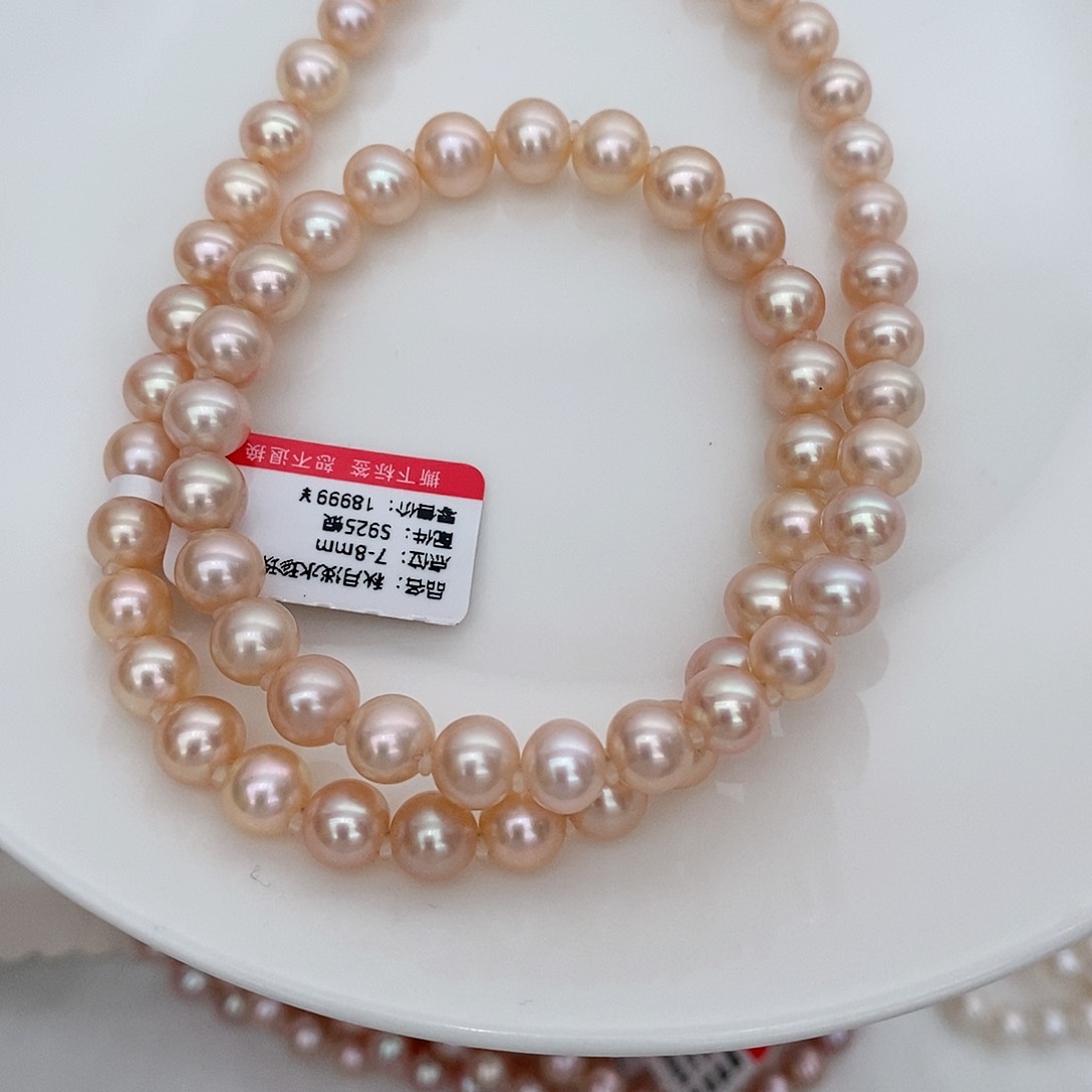 淡水珍珠颈饰未镶嵌双*宣