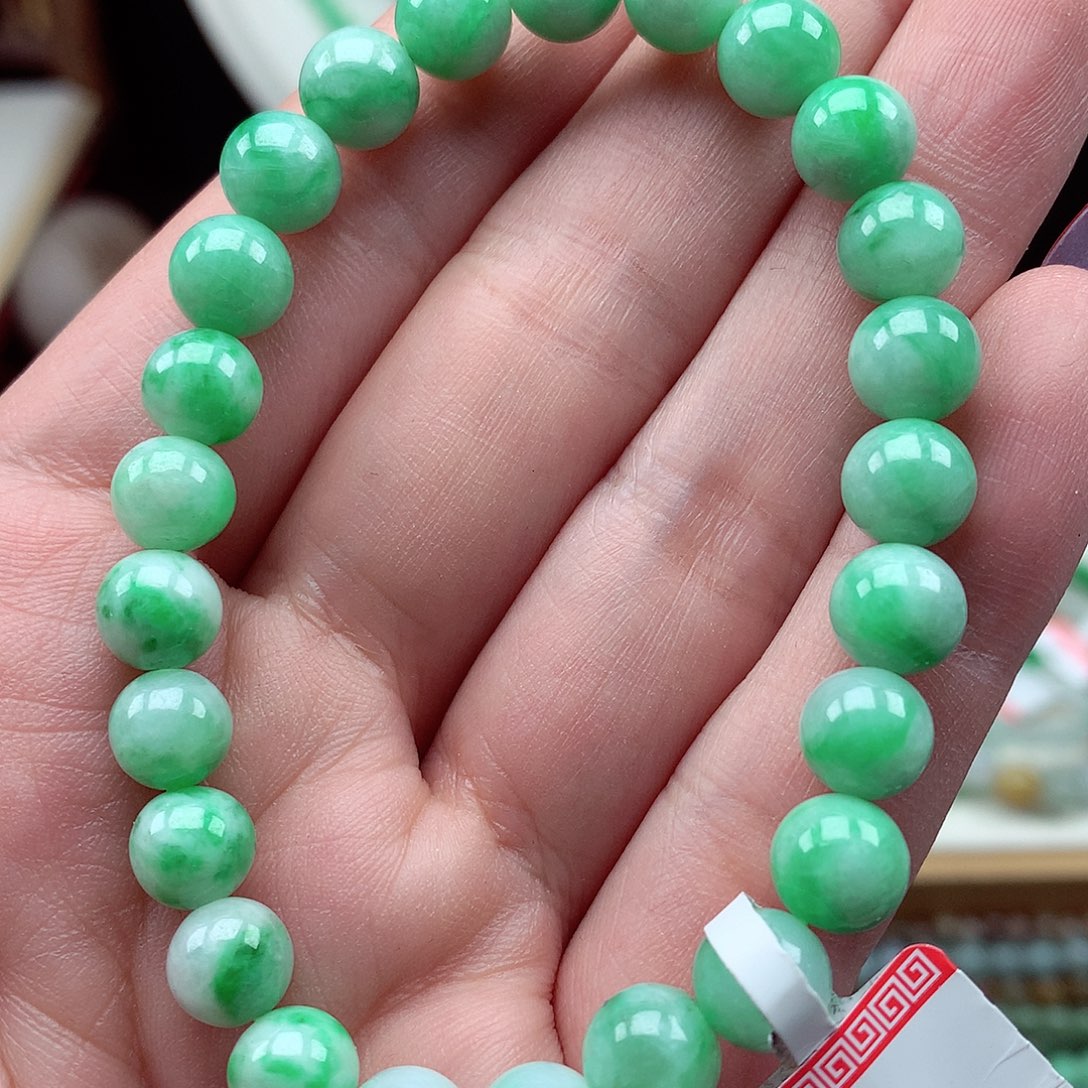 翡翠未镶嵌项链翡翠