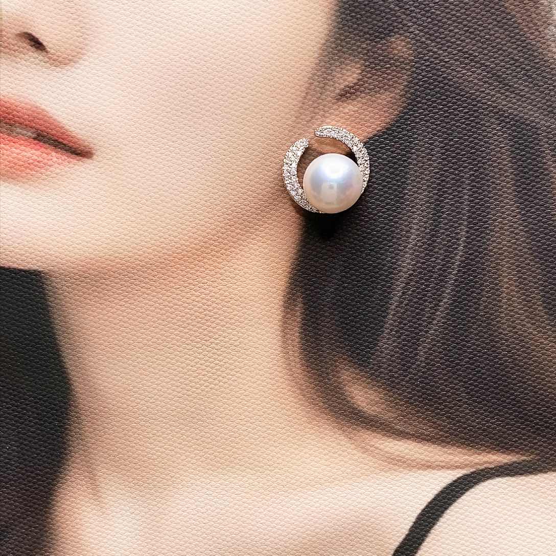 淡水珍珠合金颈饰