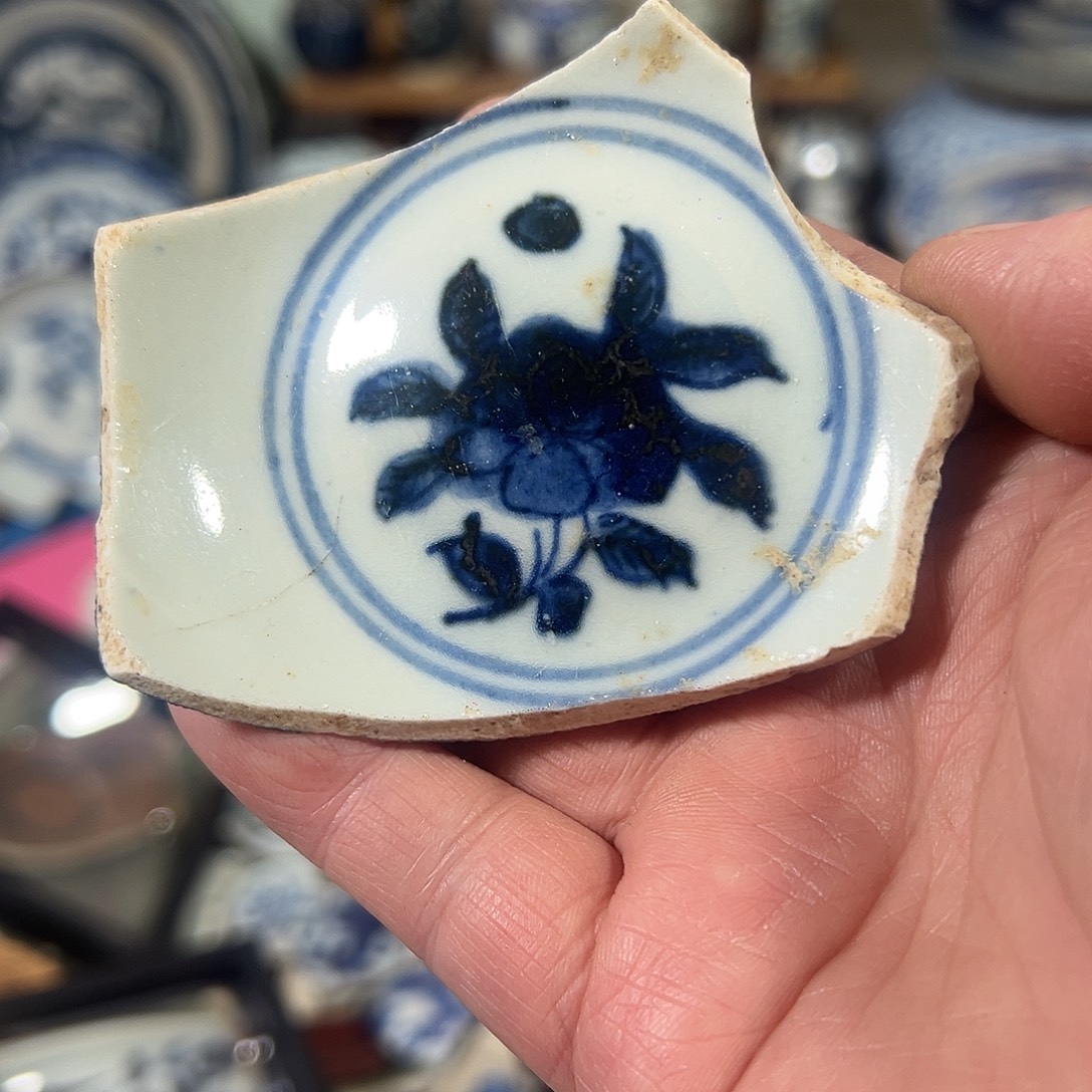 摆件陶瓷片标本，全场包邮