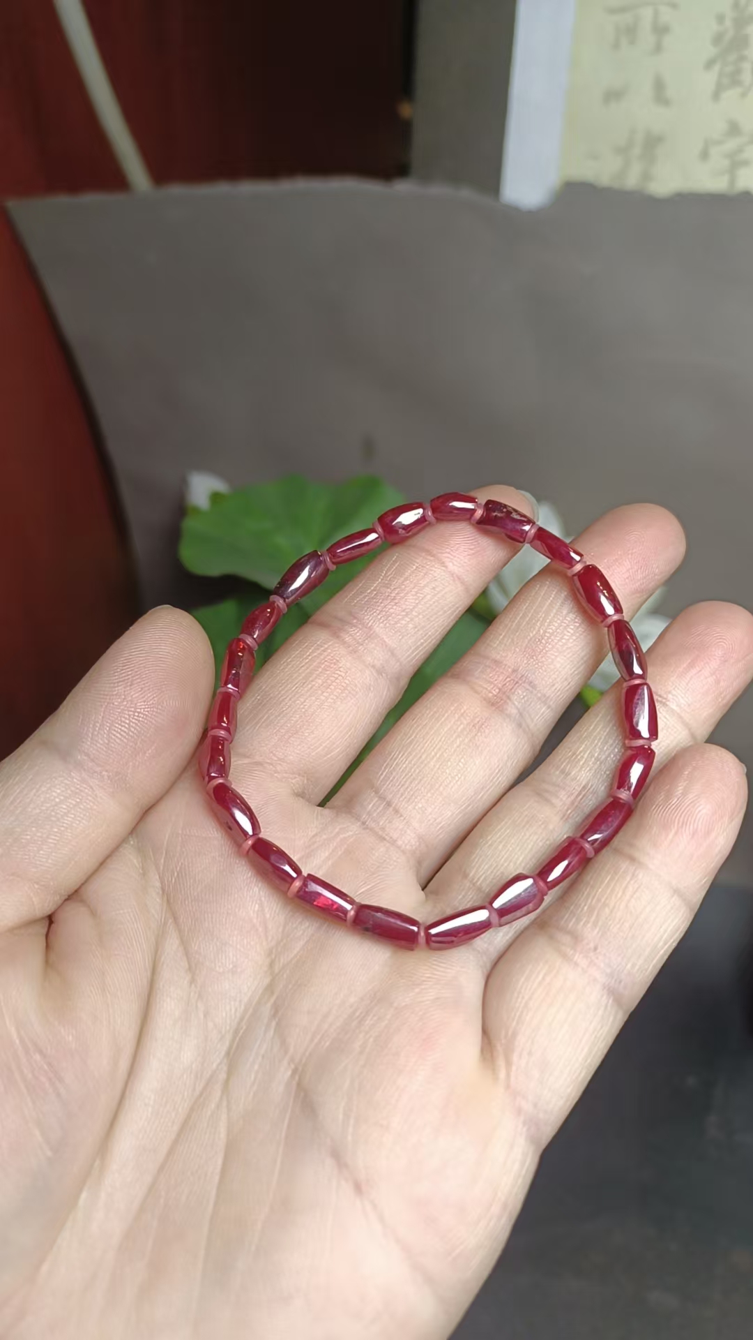 含辰砂工艺品辰砂随型手串