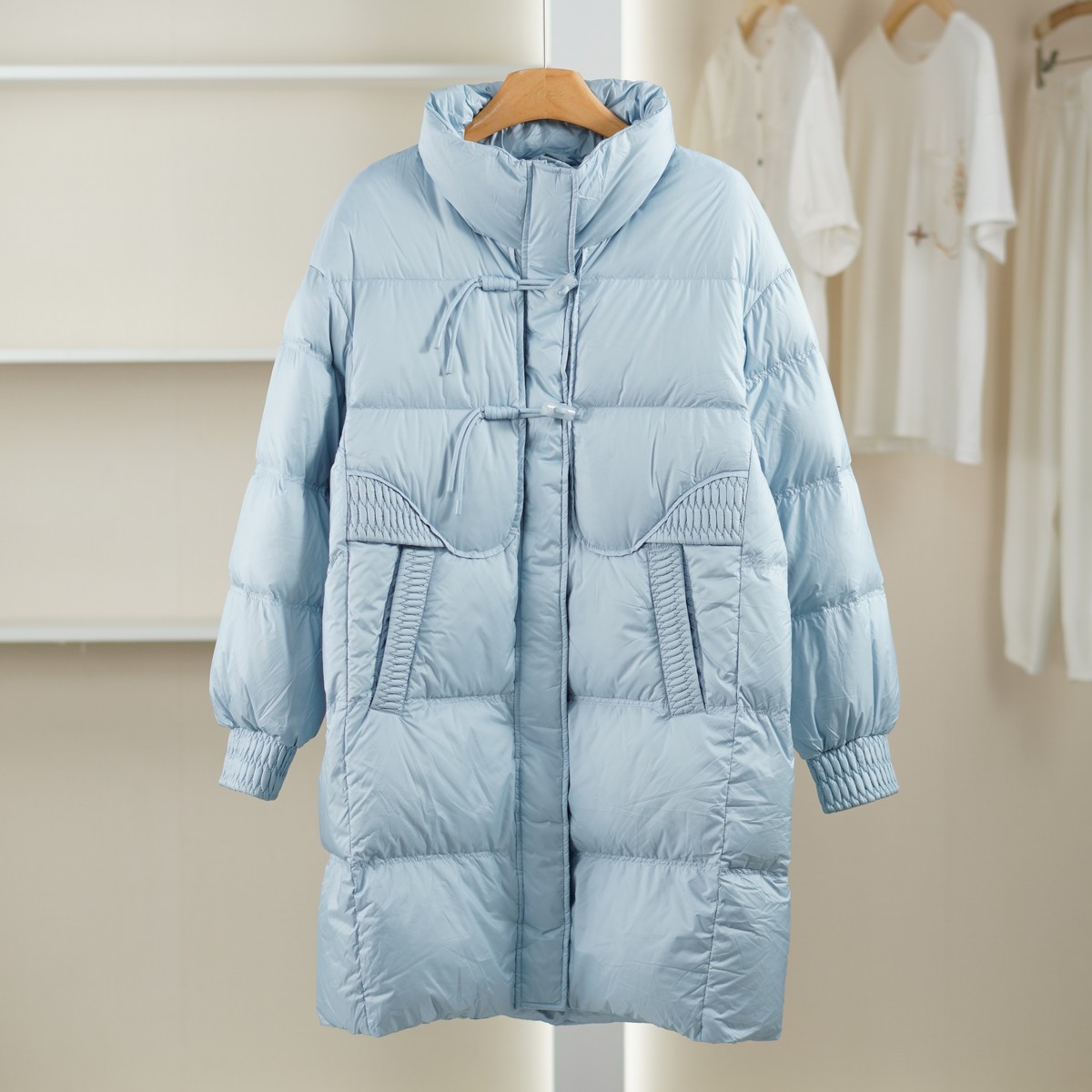 麦迪尚品【芭】5120501 中长款保暖羽绒服冬季女装商场同款