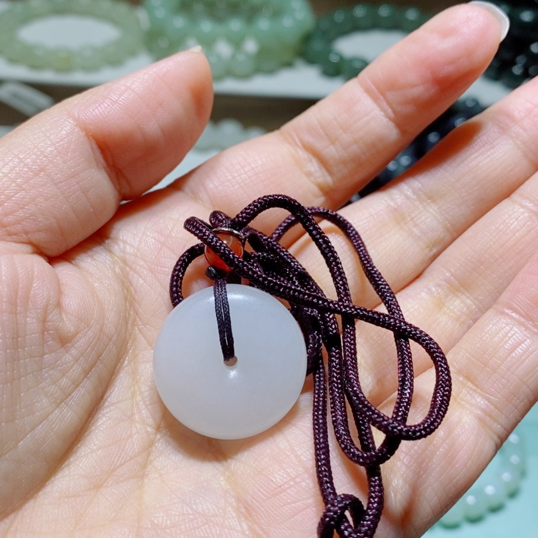 和田玉手链未镶嵌无*