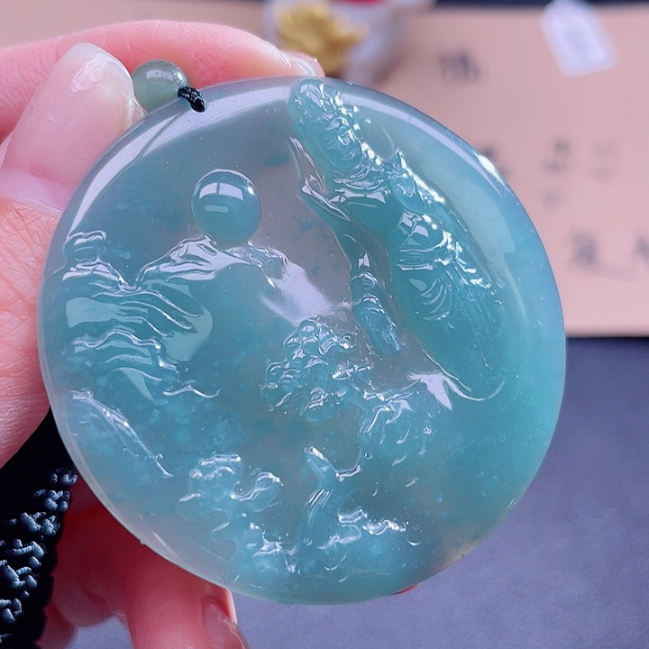 翡翠吊坠(不含链)未镶嵌