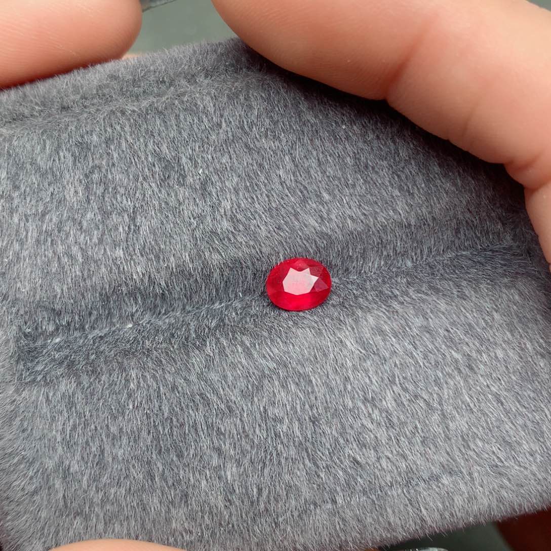 裸石未镶嵌红宝石天然无烧红宝石1.19ct