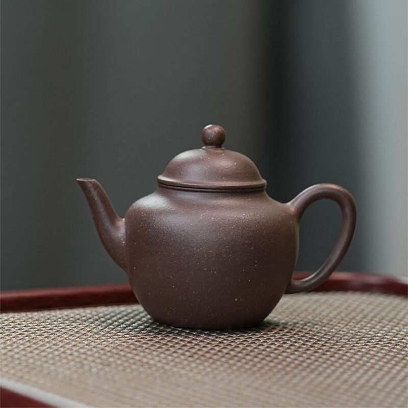 宜兴原矿紫砂壶 原矿大水潭天青 秋水 紫砂壶手制120cc左右