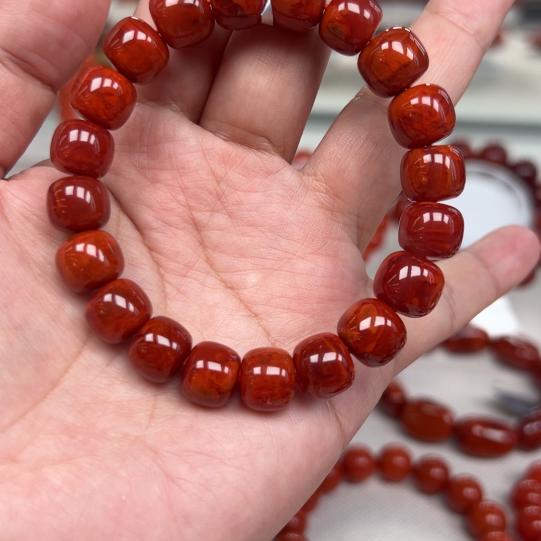 未镶嵌手链南红玛瑙