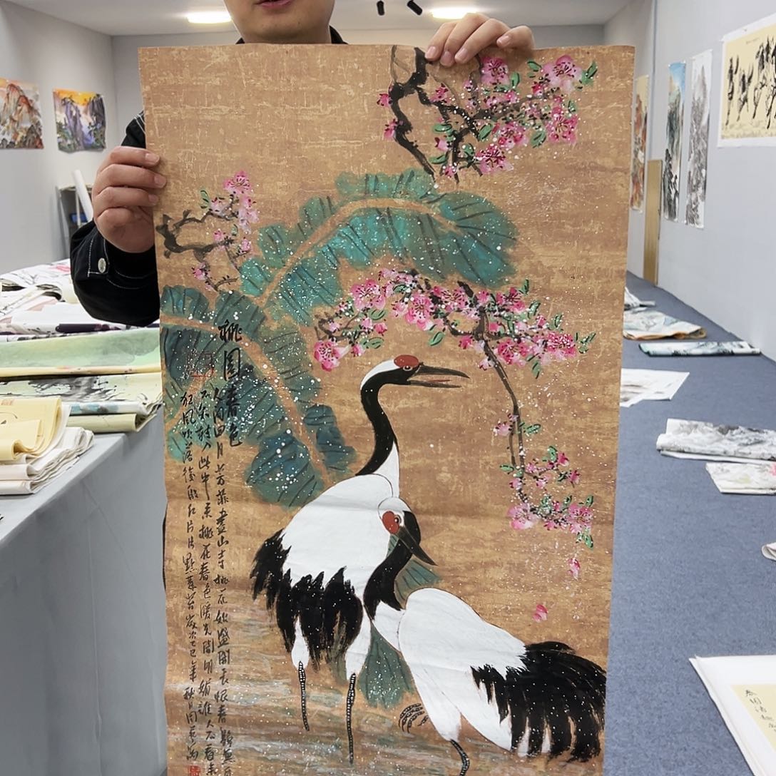国画国画作品宣纸纯手绘