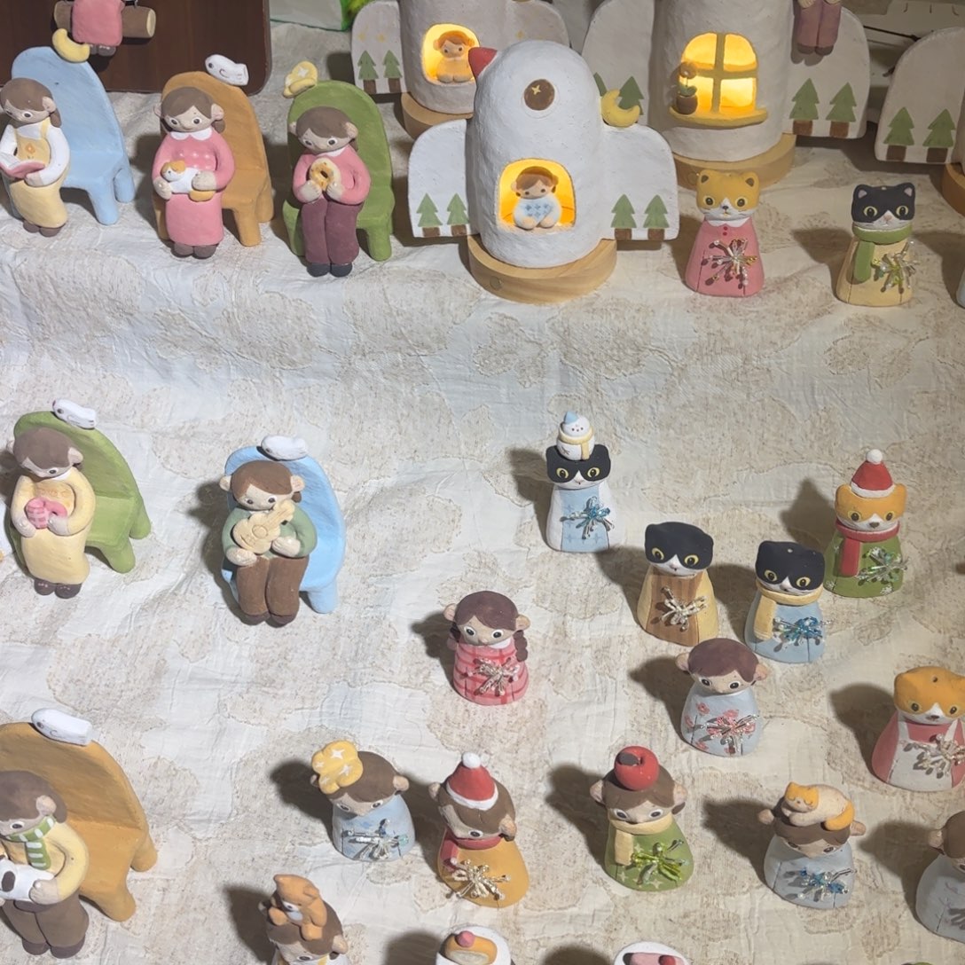 陶摆件可爱的摆件