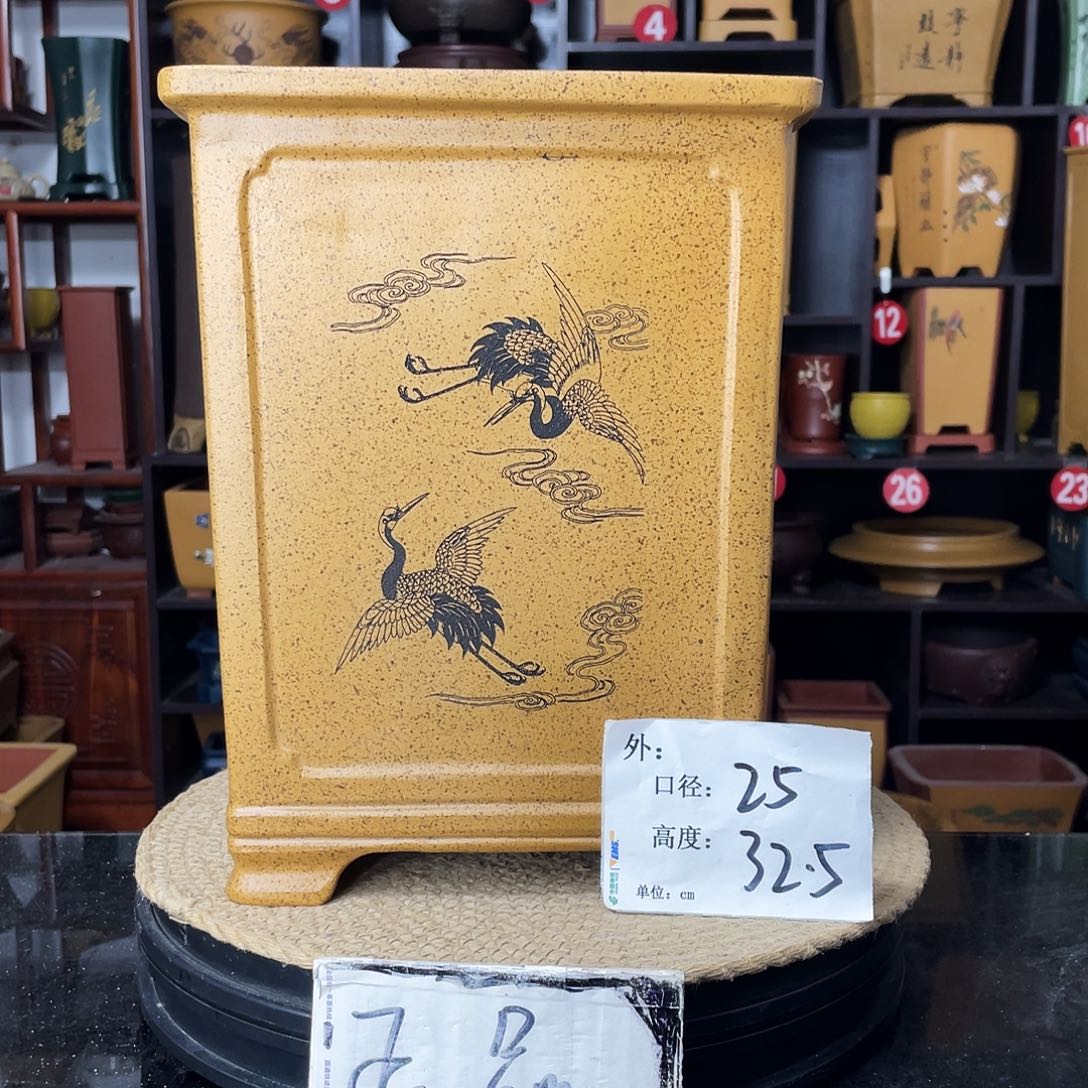 紫砂D-婉秋紫砂花盆