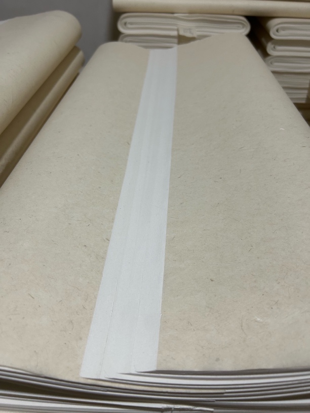 纯手工加厚夹宣二层生宣特厚 A 级古法檀皮宣积墨重彩山水宣纸