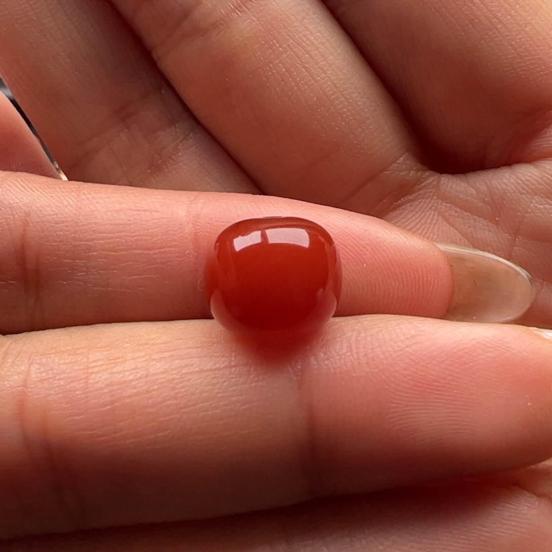 光***阴南红玛瑙未镶嵌老型11，9.6