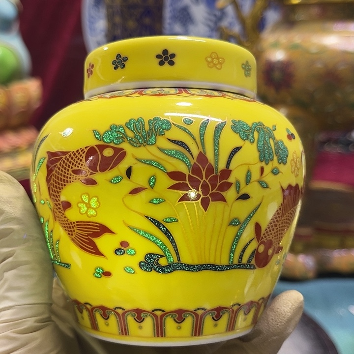 盖碗摆件瓷器摆件摆件