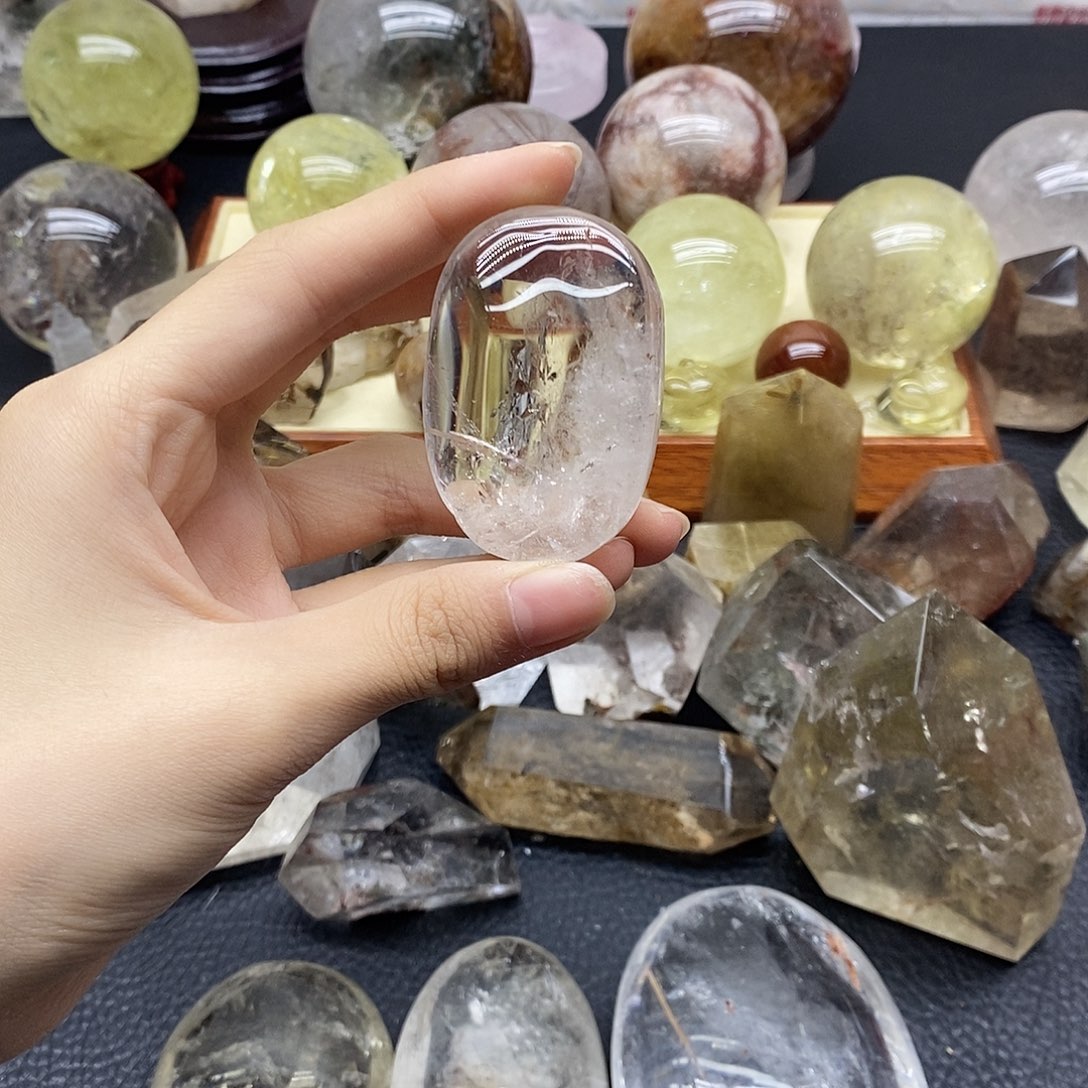 水晶未镶嵌珠宝半成品134水晶石
