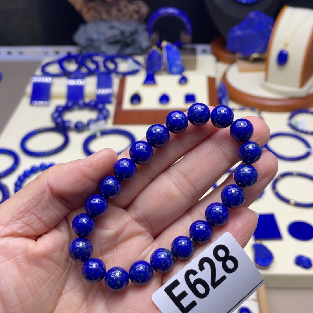 未镶嵌青金石 手链9mm好品