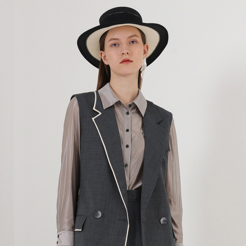 【小花】莱芙艾迪儿长袖衬衣1W1C34214